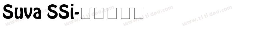 Suva SSi字体转换